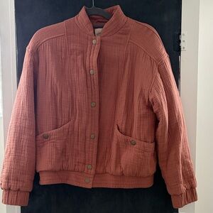 Universal Thread Women's Bomber Jacket in Rust